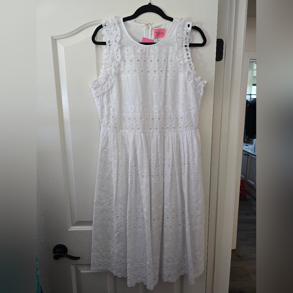 Kate Spade White Eyelet Dress